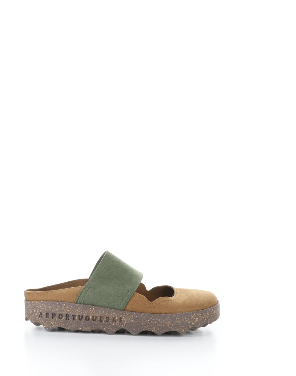Bos. & Co. CANA176ASP 010 COGNAC/DKGRN Slip-on Shoes