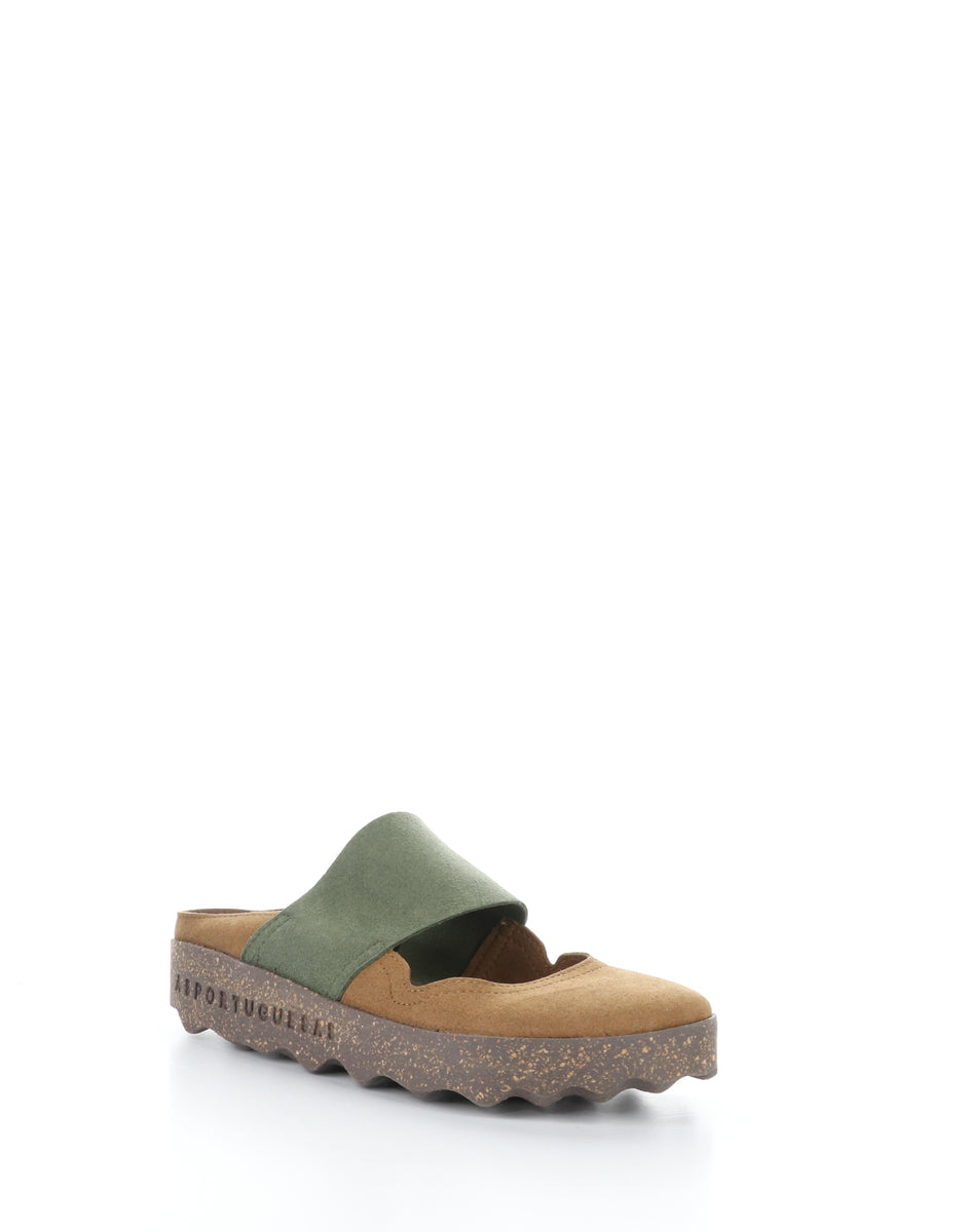 bos. & co. CANA176ASP 010 COGNAC/DKGRN Slip-on Shoes