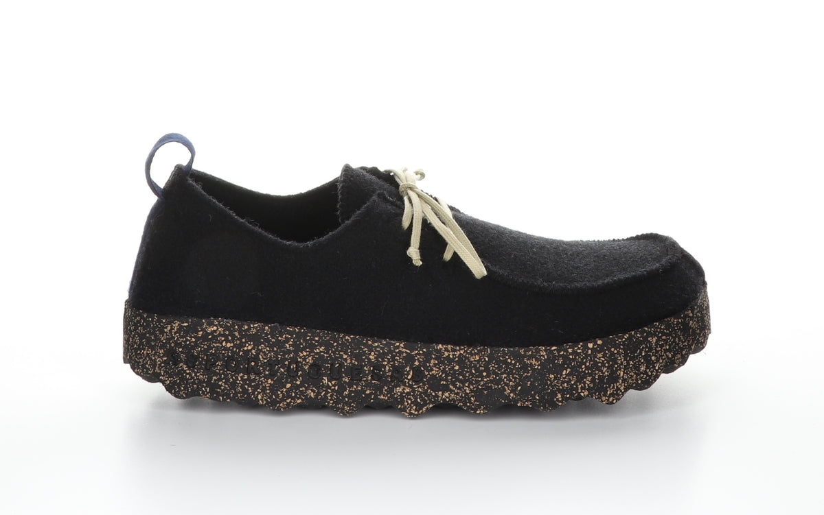 Bos. & Co. CHAT M Black Round Toe Mules