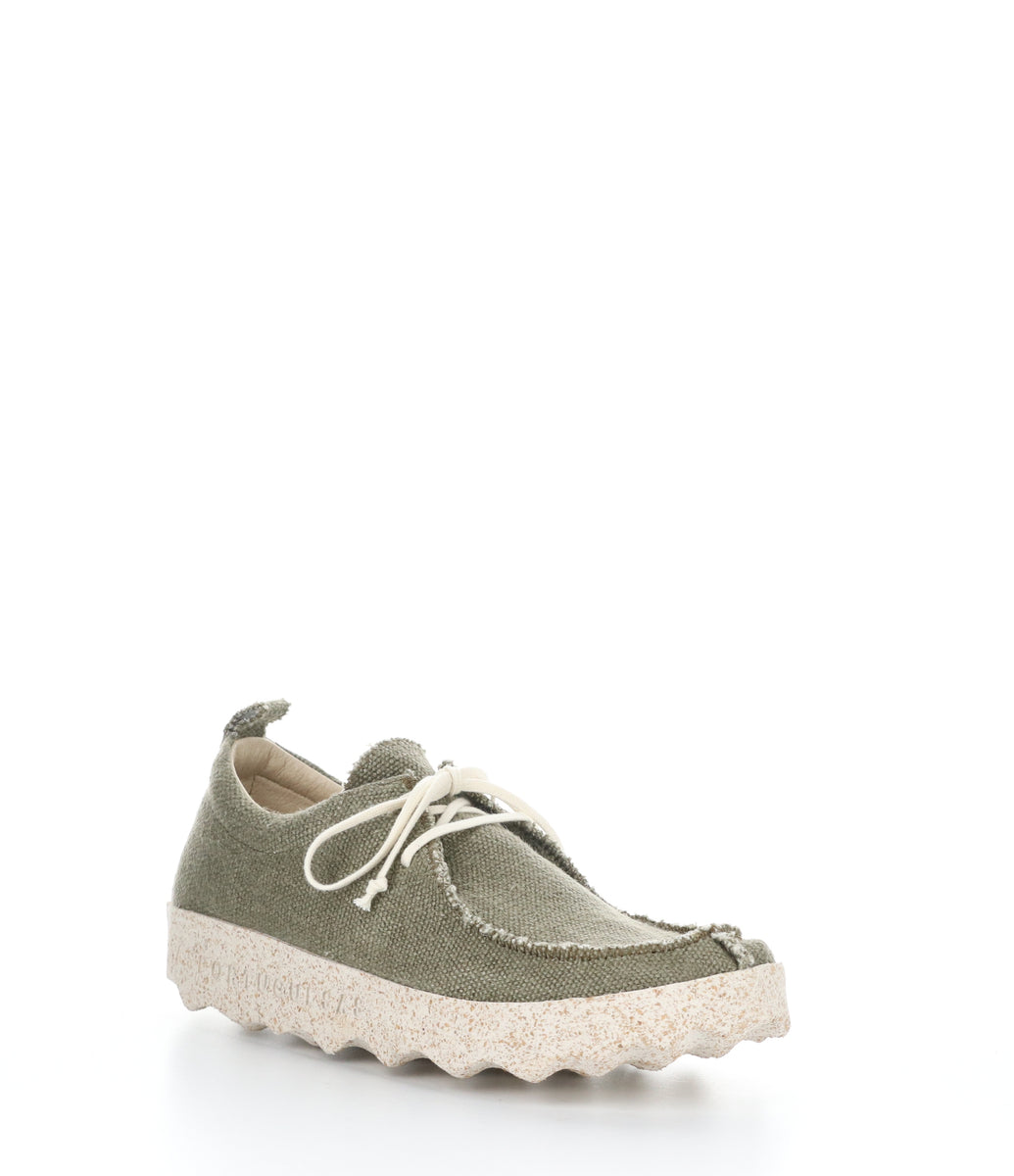bos. & co. CHAT025ASP MIL GREEN/NAT Round Toe Shoes