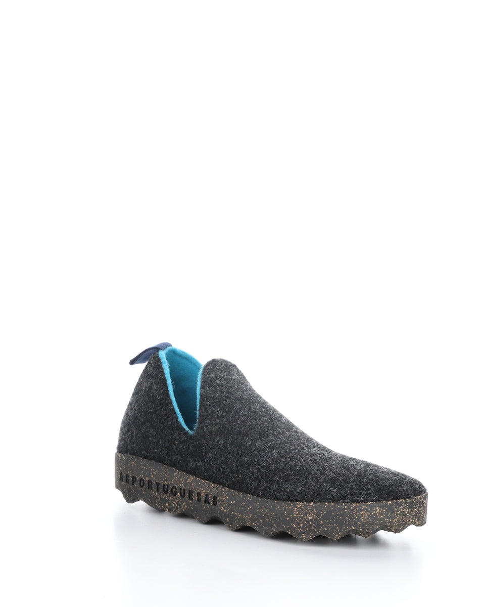 bos. & co. CITY Anthracite Round Toe Shoes