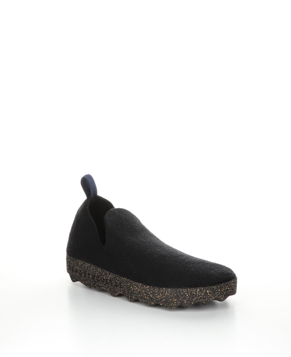 bos. & co. CITY Black Round Toe Shoes