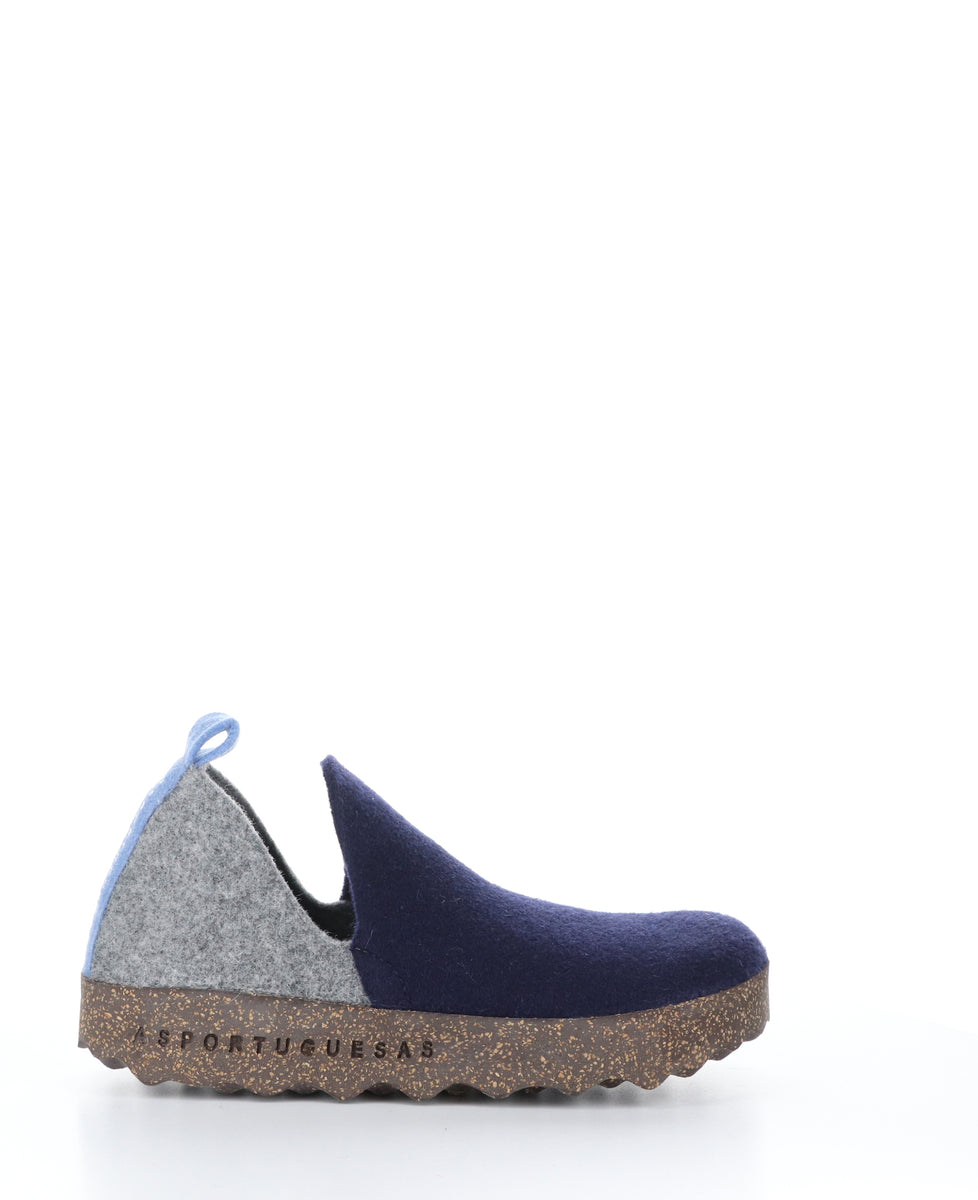 Bos. & Co. CITY086ASP Navy/Conc/Bblue Round Toe Shoes