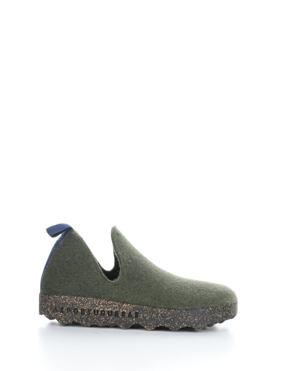 Bos. & Co. CITYM MILITARY GREEN Round Toe Shoes
