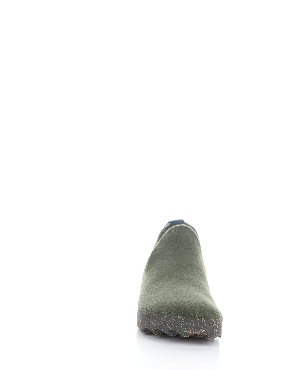 Bos. & Co. CITYM MILITARY GREEN Round Toe Shoes