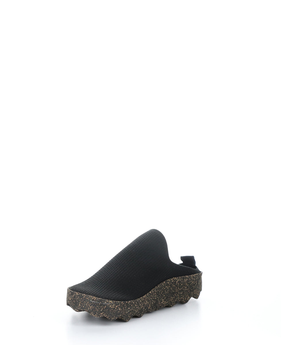 Bos. & Co. CLOG105ASPM BLACK Slip-on Shoes