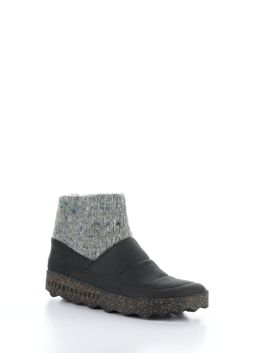 bos. & co. CLOSE252ASP BLACK Round Toe Boots