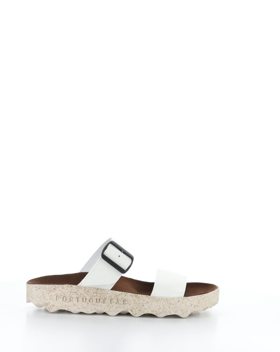Bos. & Co. COLY225ASP 004 WHITE Slip-on Sandals