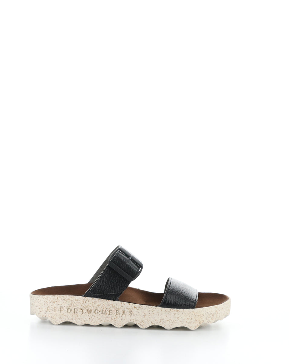 Bos. & Co. COLY225ASP 005 BLACK Slip-on Sandals