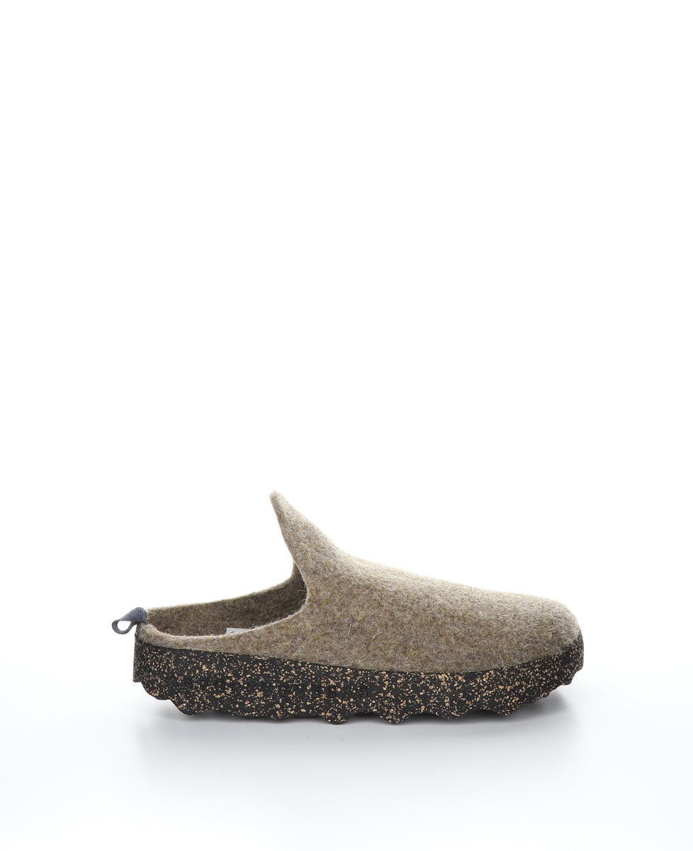 Bos. & Co. COME L Taupe Round Toe Mules