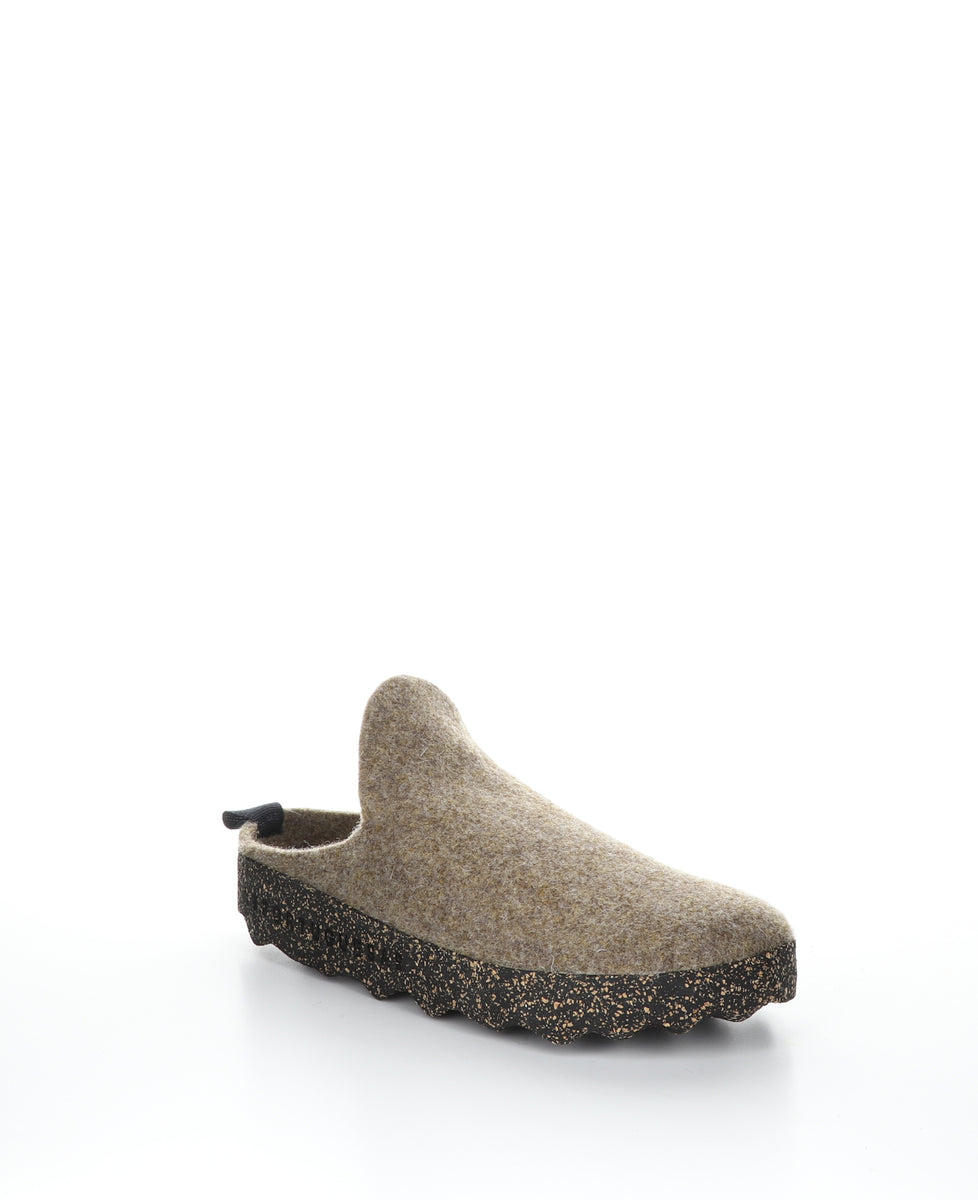 bos. & co. COME L Taupe Round Toe Mules