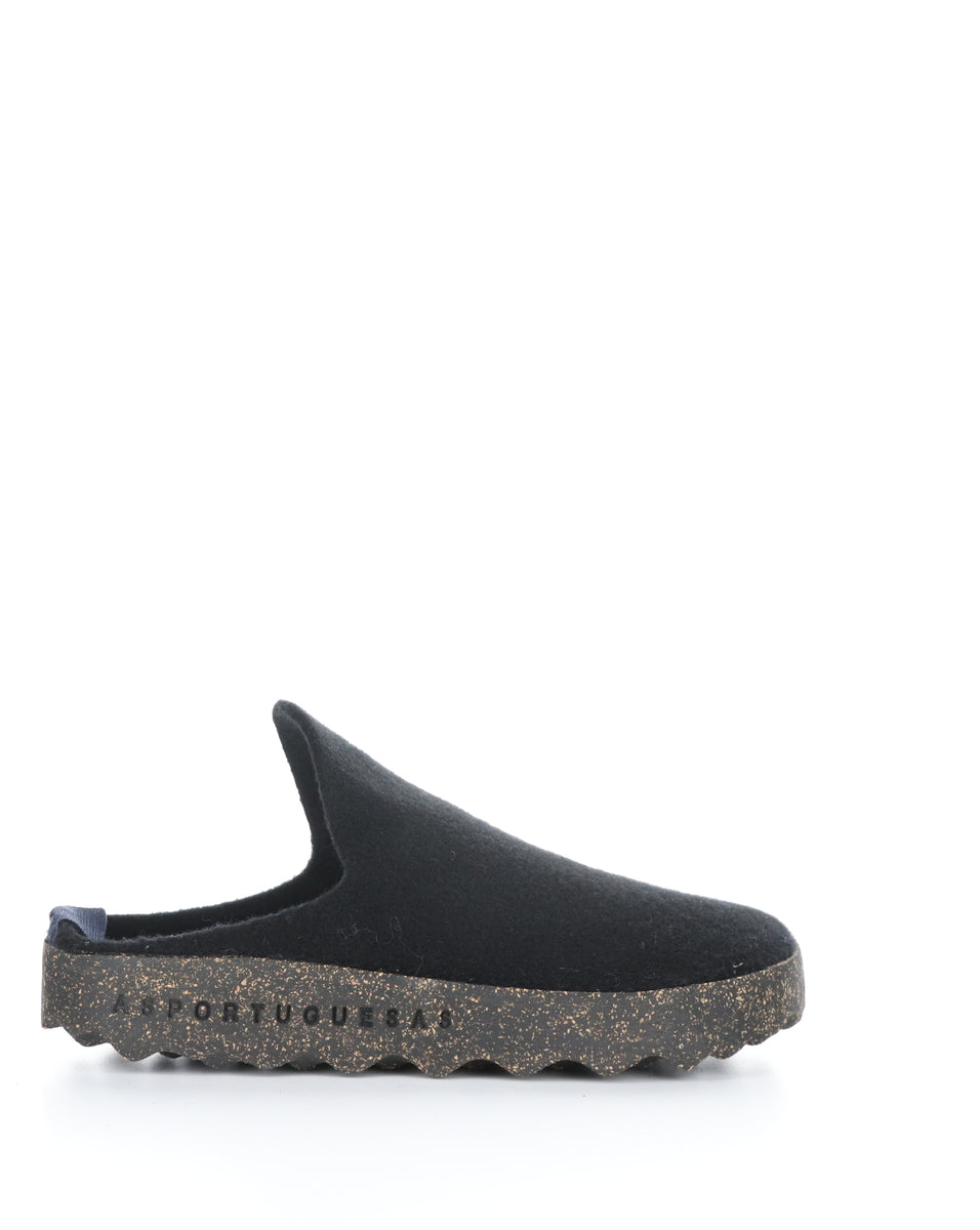 Bos. & Co. COME061ASPM BLACK Slip-on Shoes