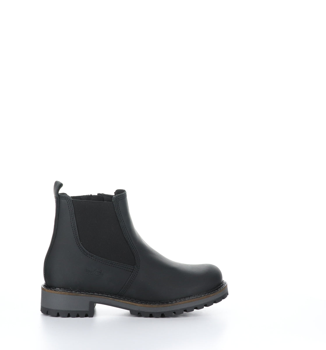 Bos. & Co. CORRA Black Zip Up Ankle Boots