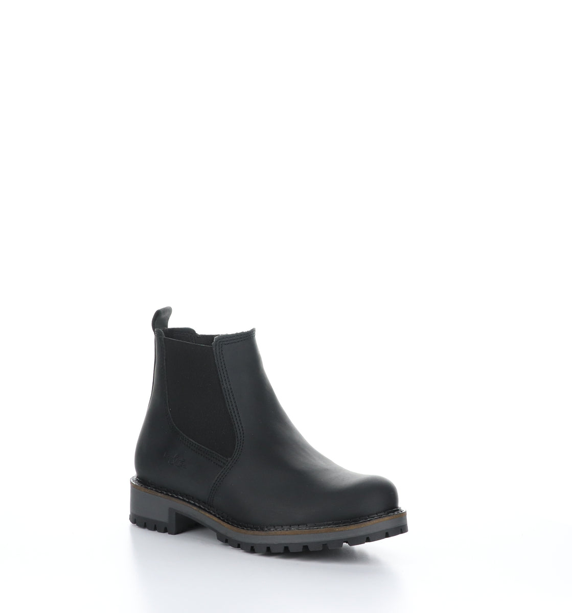 bos. & co. CORRA Black Zip Up Ankle Boots