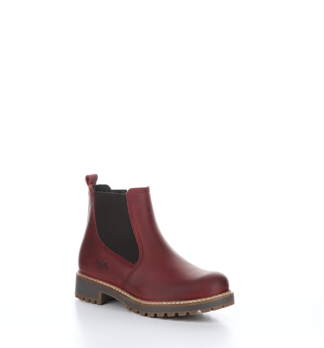 bos. & co. CORRA Red Zip Up Ankle Boots