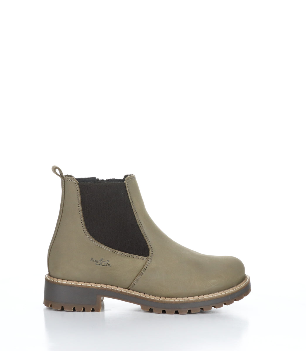 Bos. & Co. CORRIN Stone Zip Up Ankle Boots