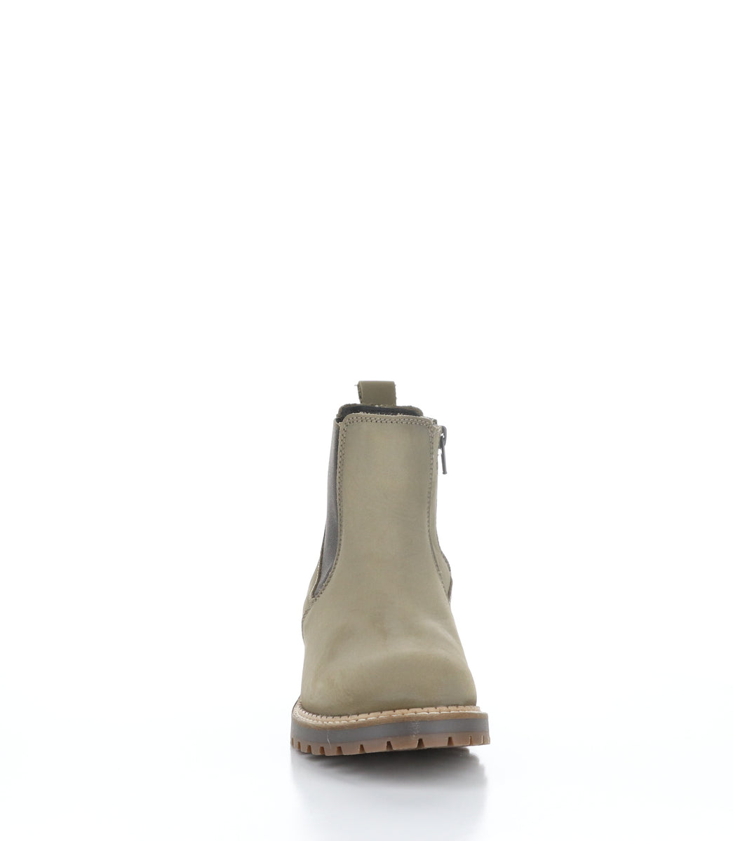 Bos. & Co. CORRIN Stone Zip Up Ankle Boots