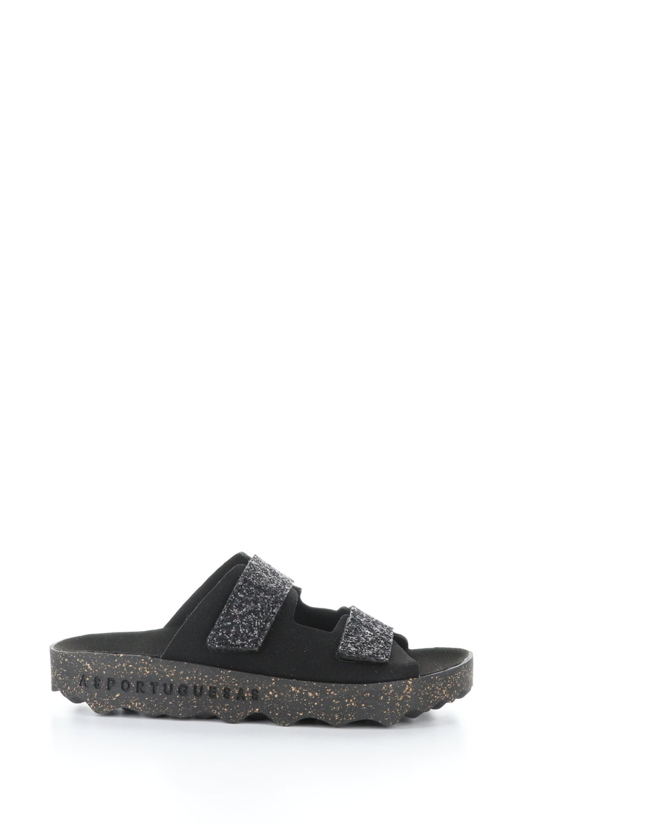 Bos. & Co. COSH279ASP 000 BLACK Slip-on Sandals