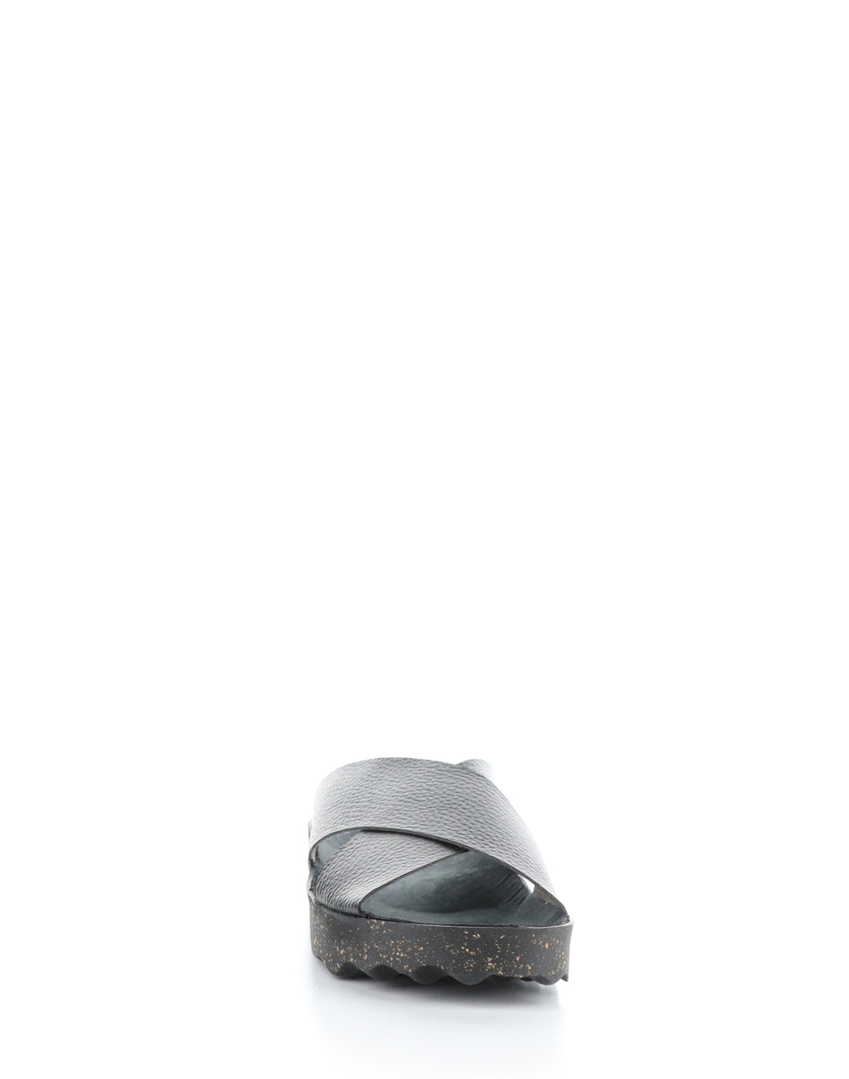 Bos. & Co. CROSS276ASP 000 BLACK Slip-on Sandals