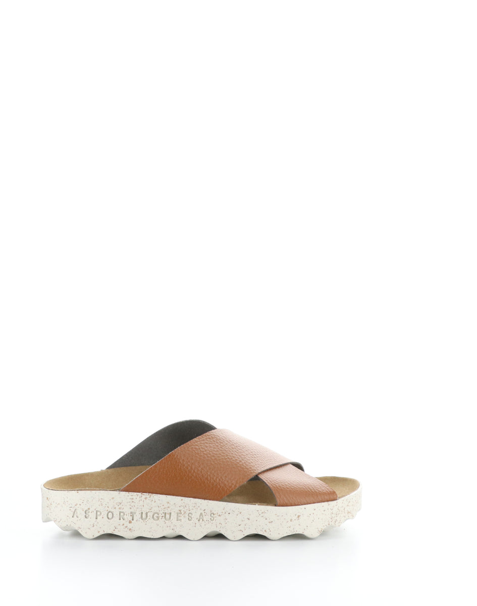 Bos. & Co. CROSS276ASP 003 TAN Slip-on Sandals