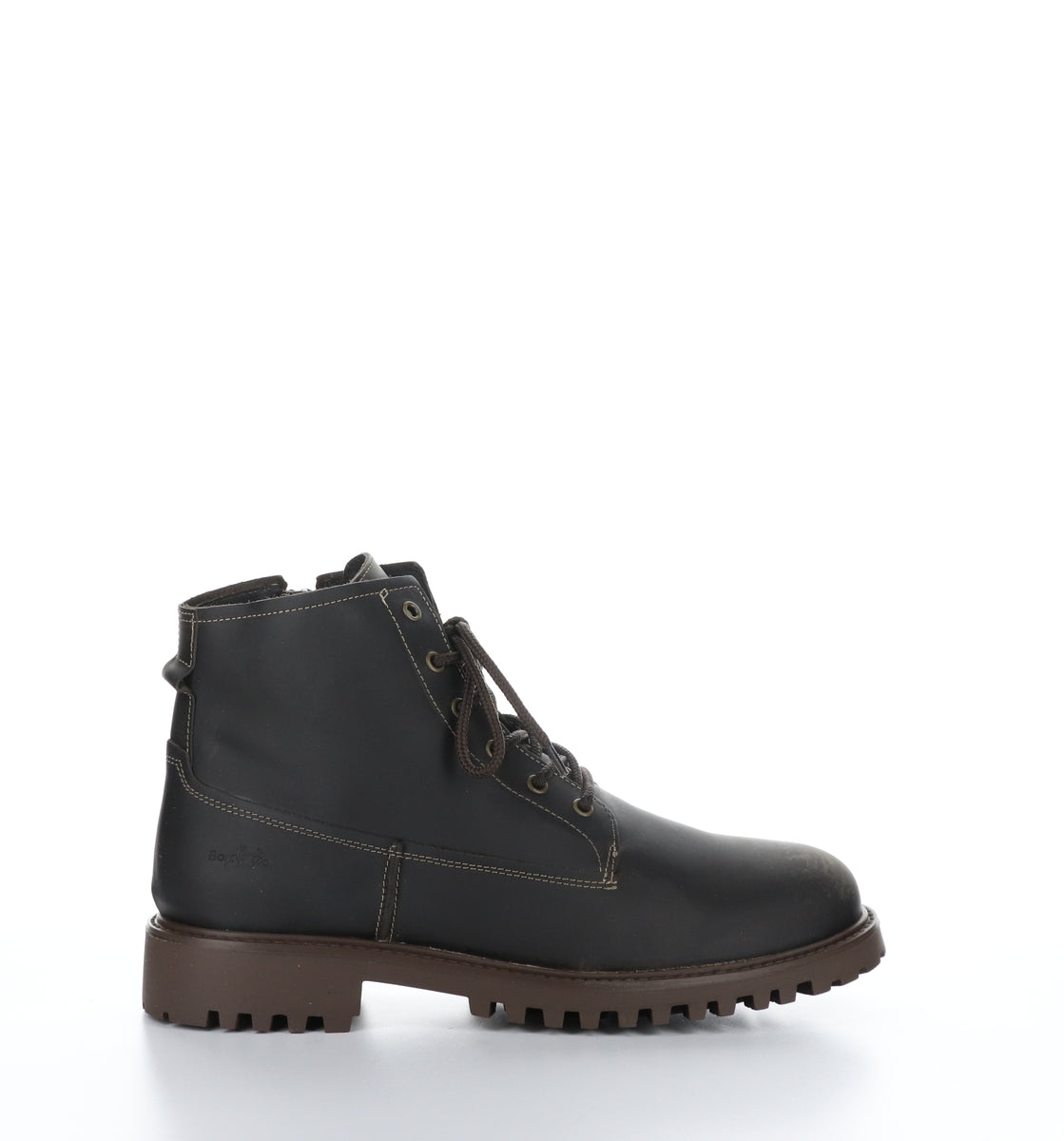 Bos. & Co. DASH Dk Brown Zip Up Ankle Boots