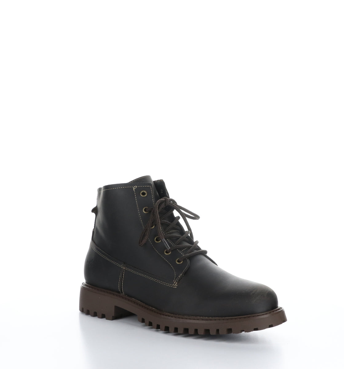 bos. & co. DASH Dk Brown Zip Up Ankle Boots