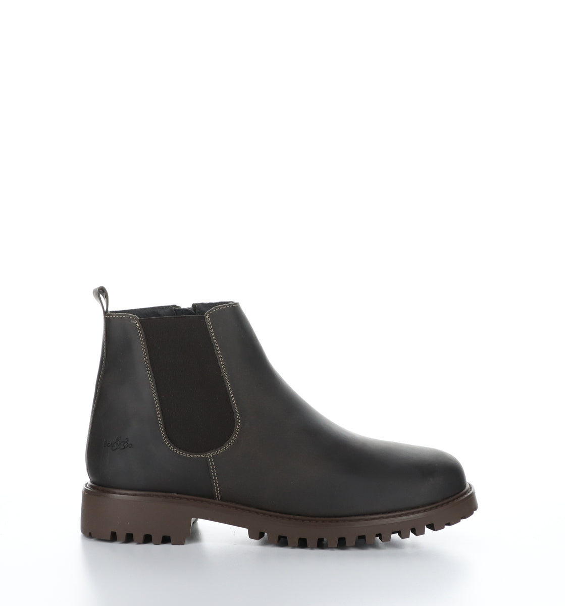 Bos. & Co. DAX Dk Brown Zip Up Ankle Boots
