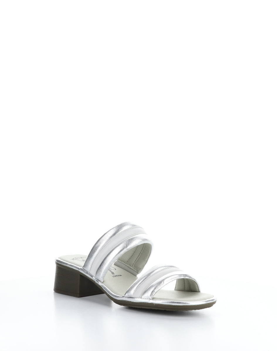bos. & co. EITY580FLY 000 SILVER/WHITE Slip-on Sandals