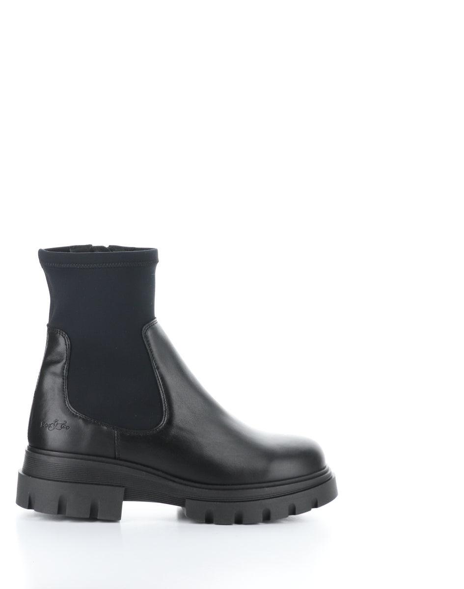 Bos. & Co. FIVE BLACK Elasticated Boots