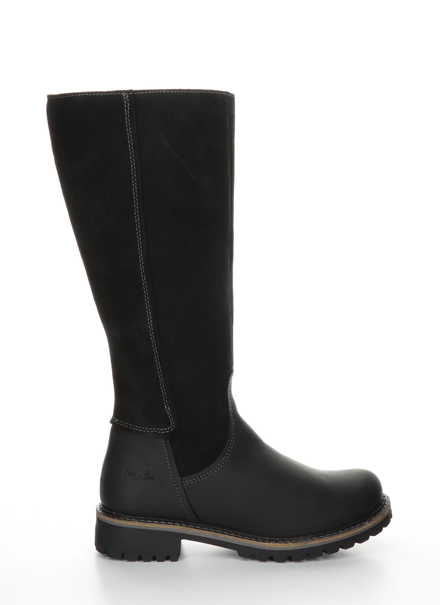 Bos. & Co. HUDSON Black Zip Up Boots