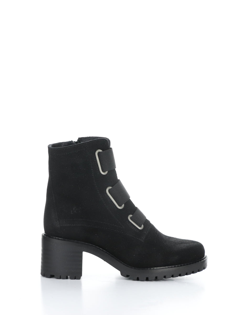 Bos. & Co. INDIE Black Suede Elasticated Boots