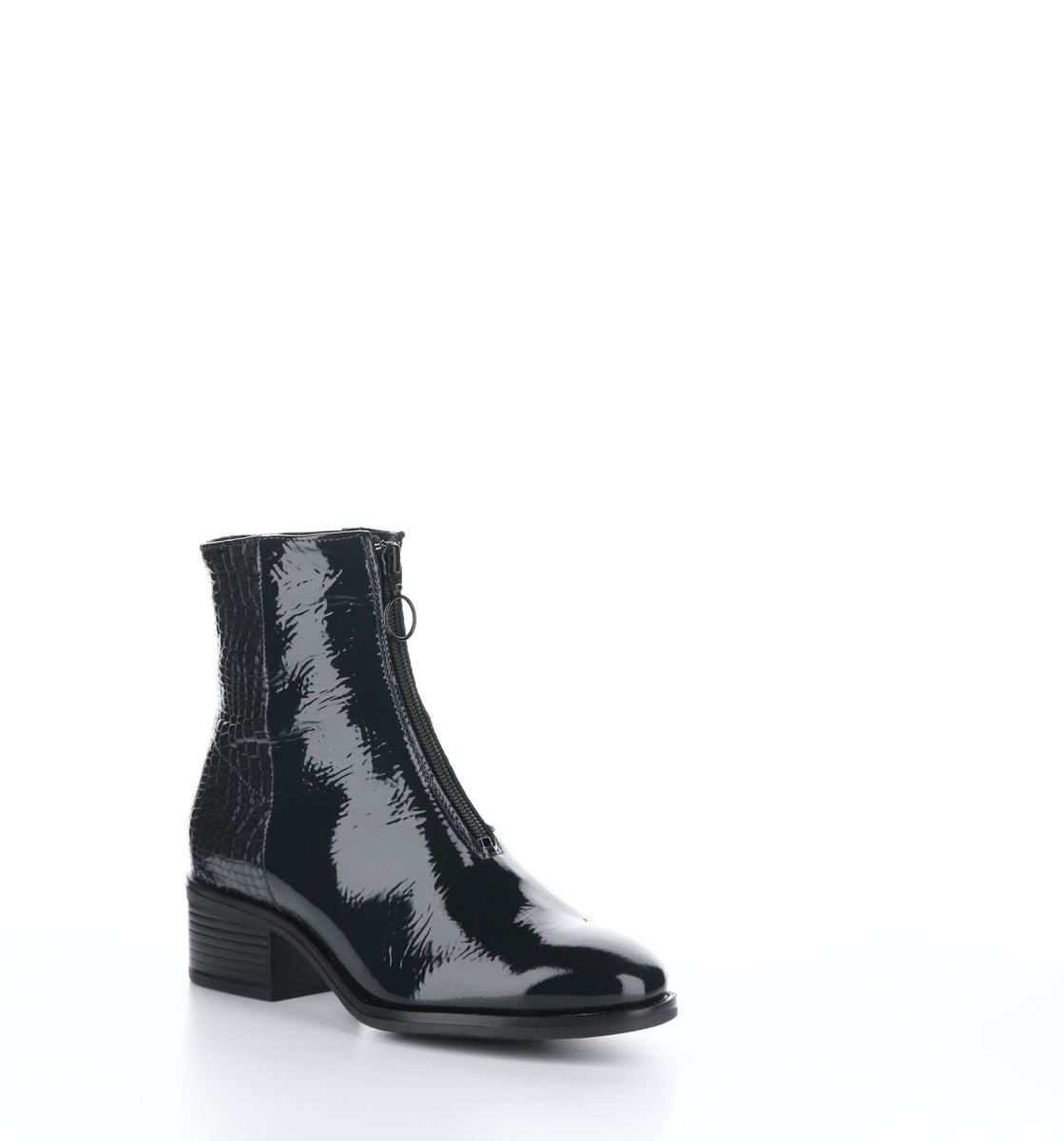 bos. & co. JORDON Grey/Anthracite Zip Up Ankle Boots