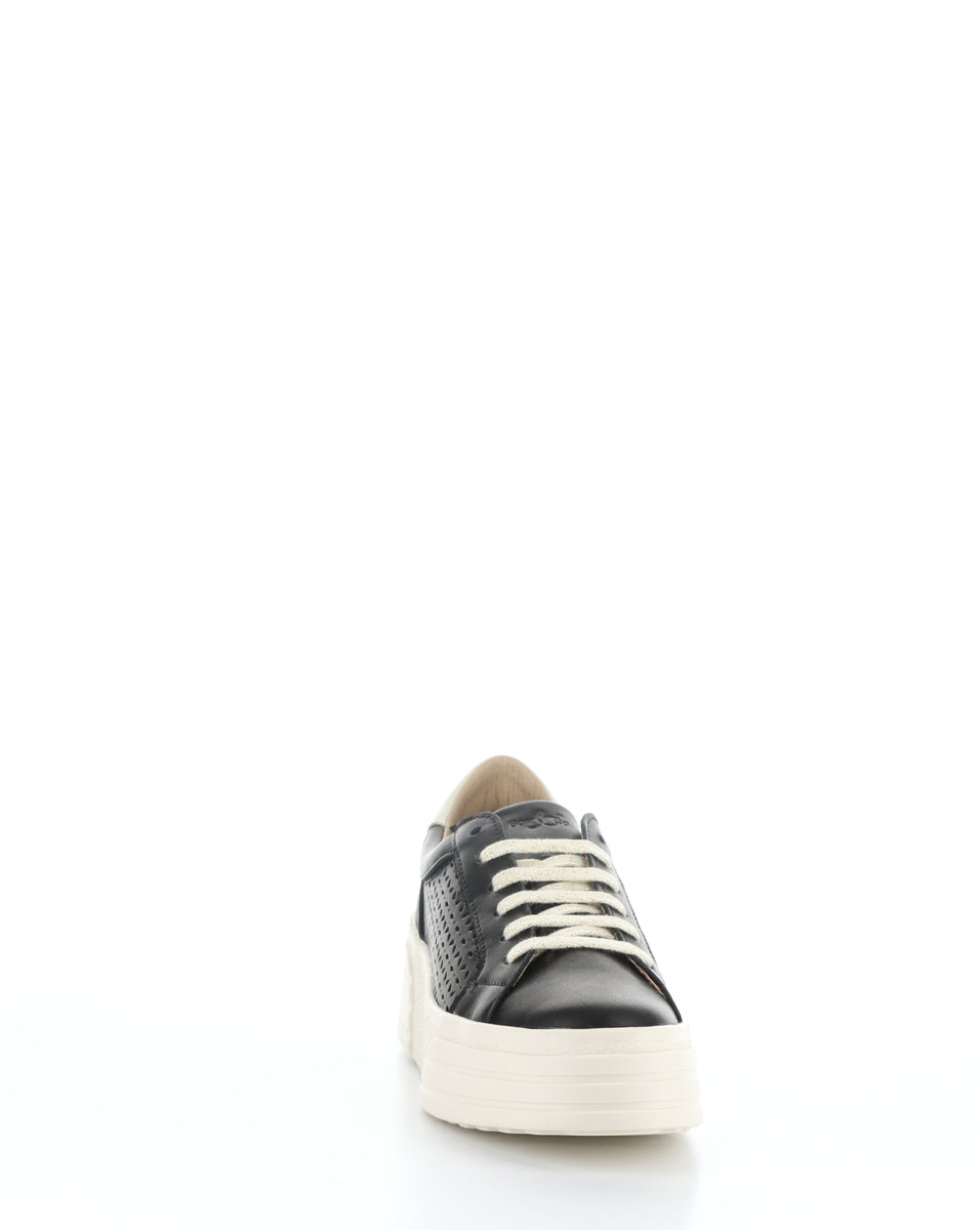 Bos. & Co. LOTTA BLACK/PEARL Lace-up Shoes