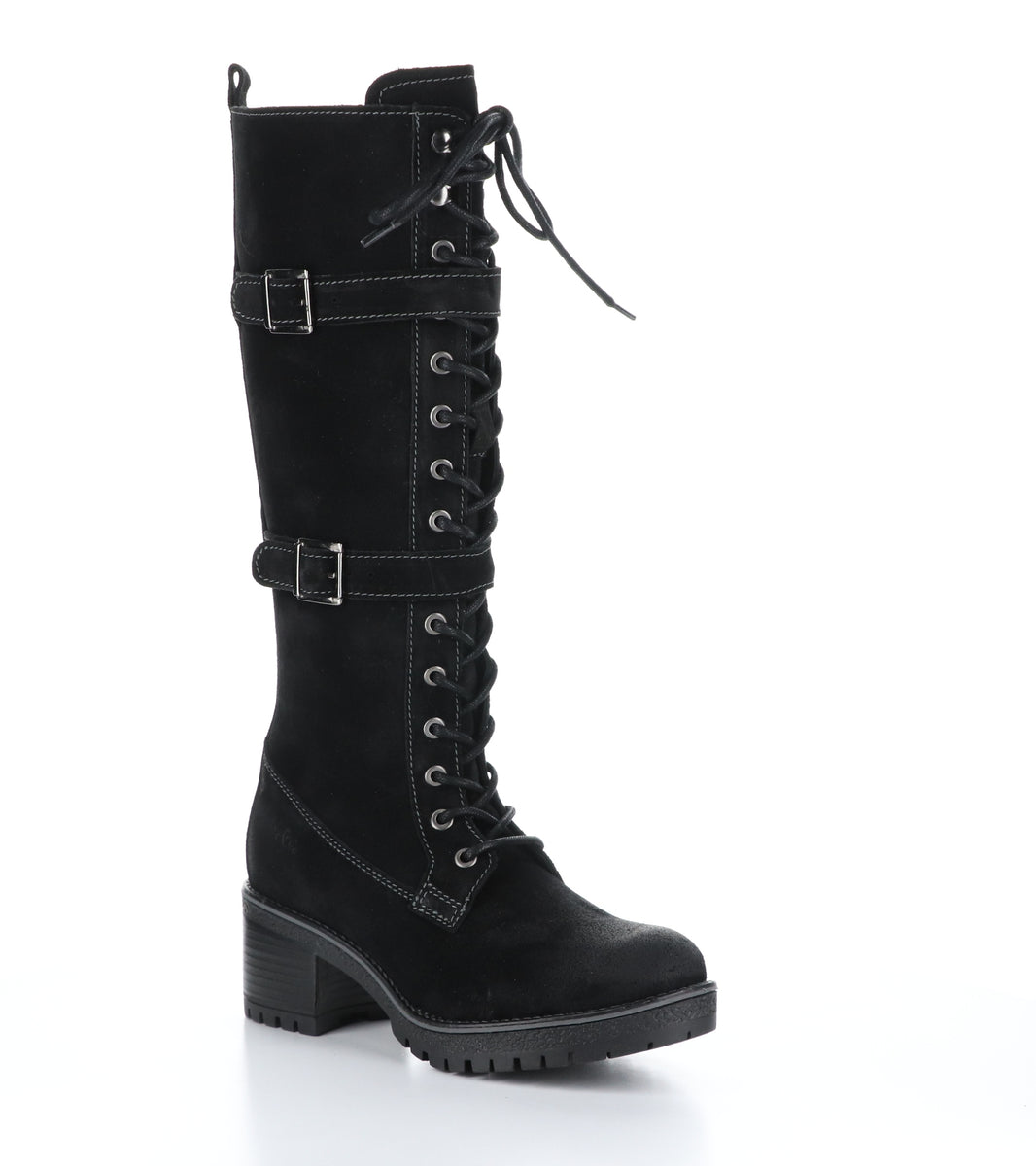 bos. & co. MACE Black Zip Up Boots
