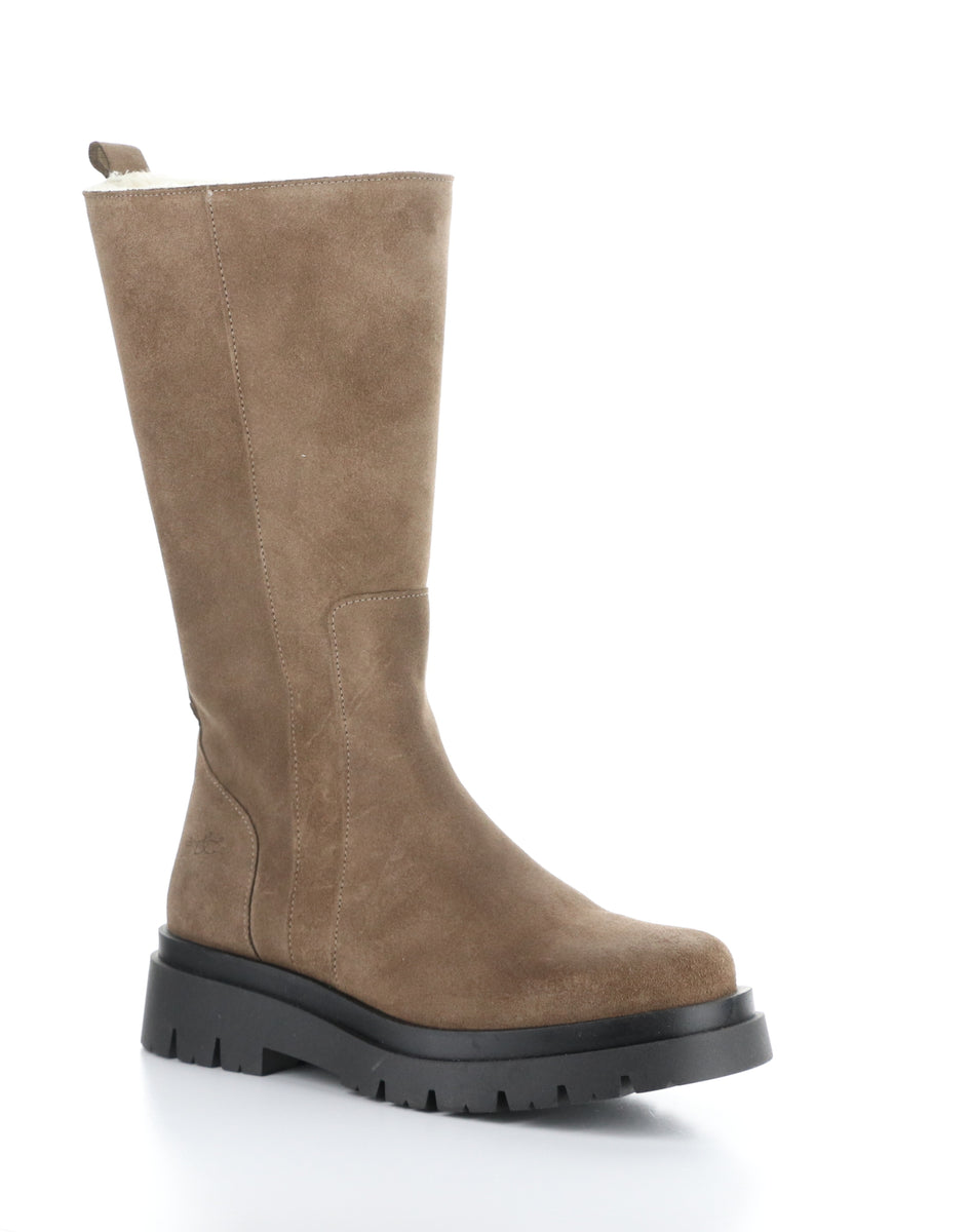 bos. & co. MARIE TAUPE Round Toe Boots