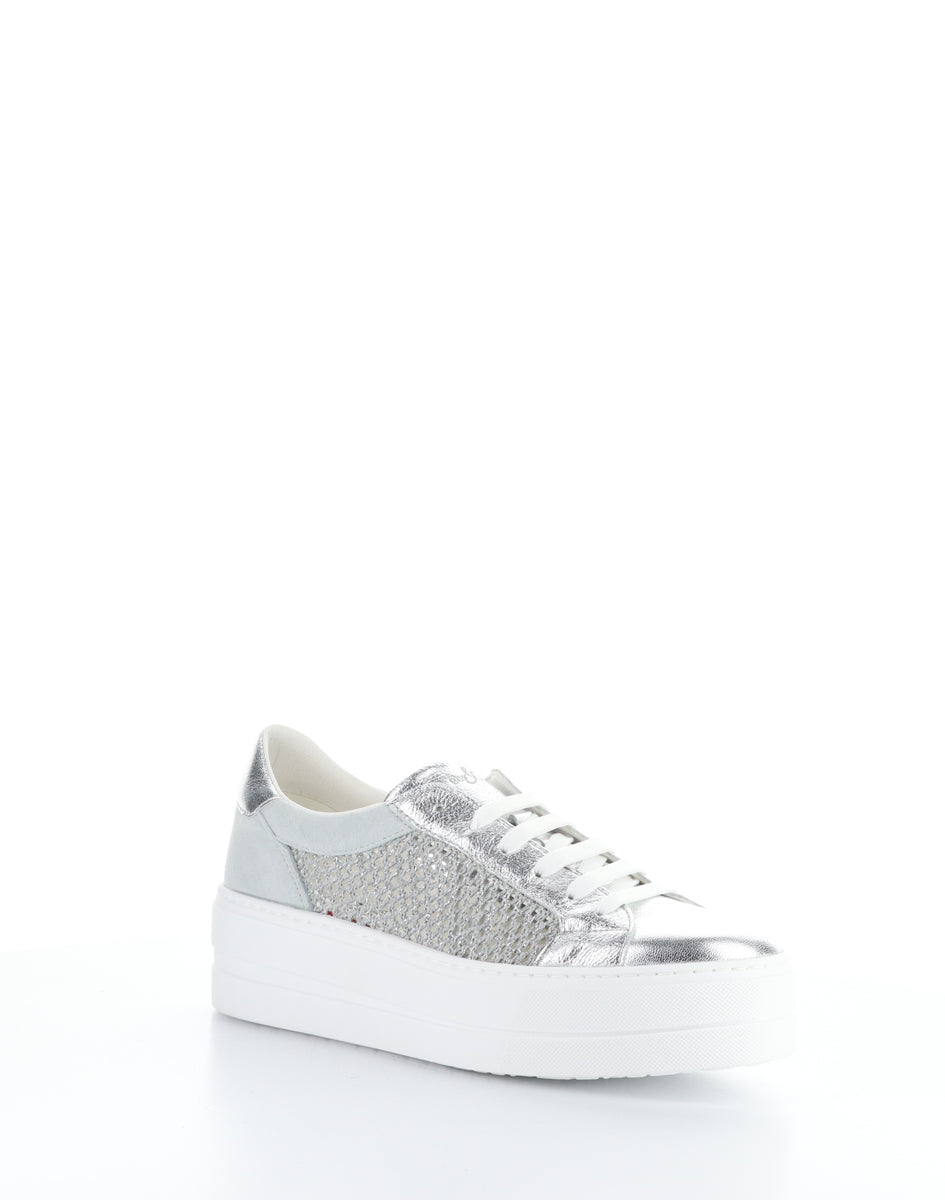bos. & co. MARLO SILVER/GREY Lace-up Shoes