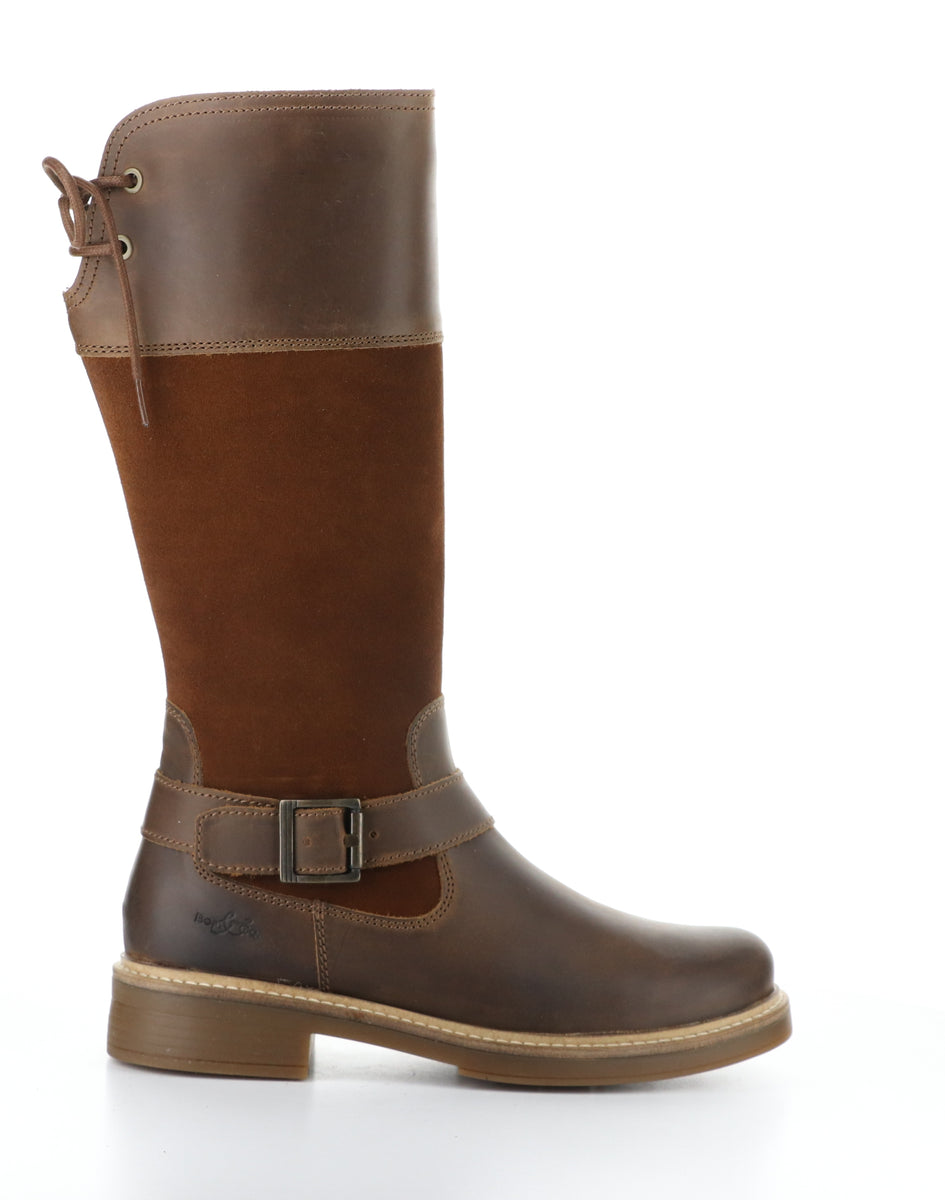 Bos. & Co. MATEO CAMEL/NUT/CAMEL Round Toe Boots