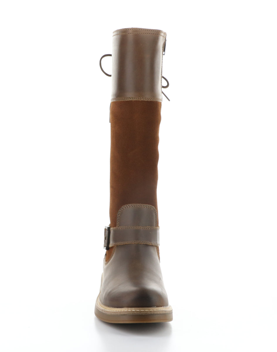 Bos. & Co. MATEO CAMEL/NUT/CAMEL Round Toe Boots