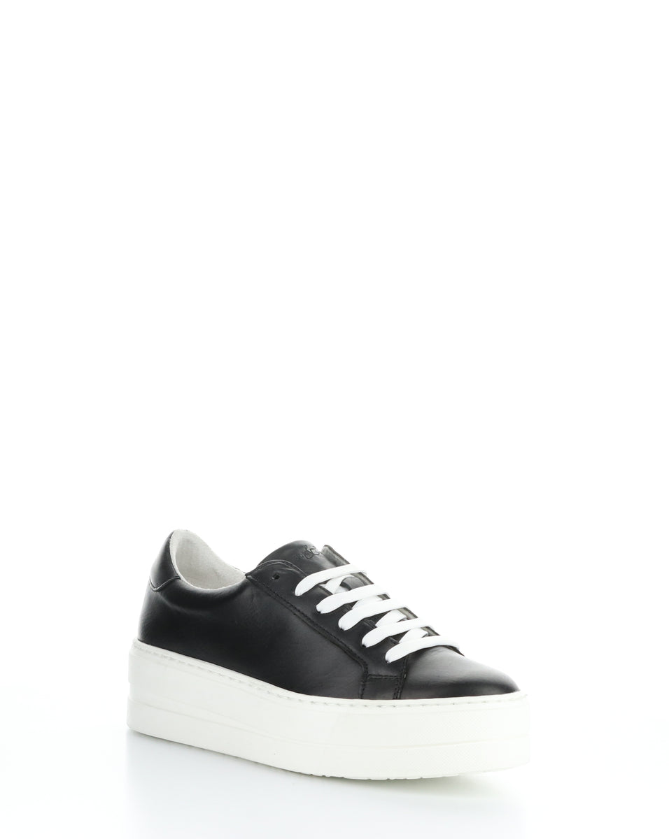 bos. & co. MAYA BLACK/WHITE Lace-up Shoes