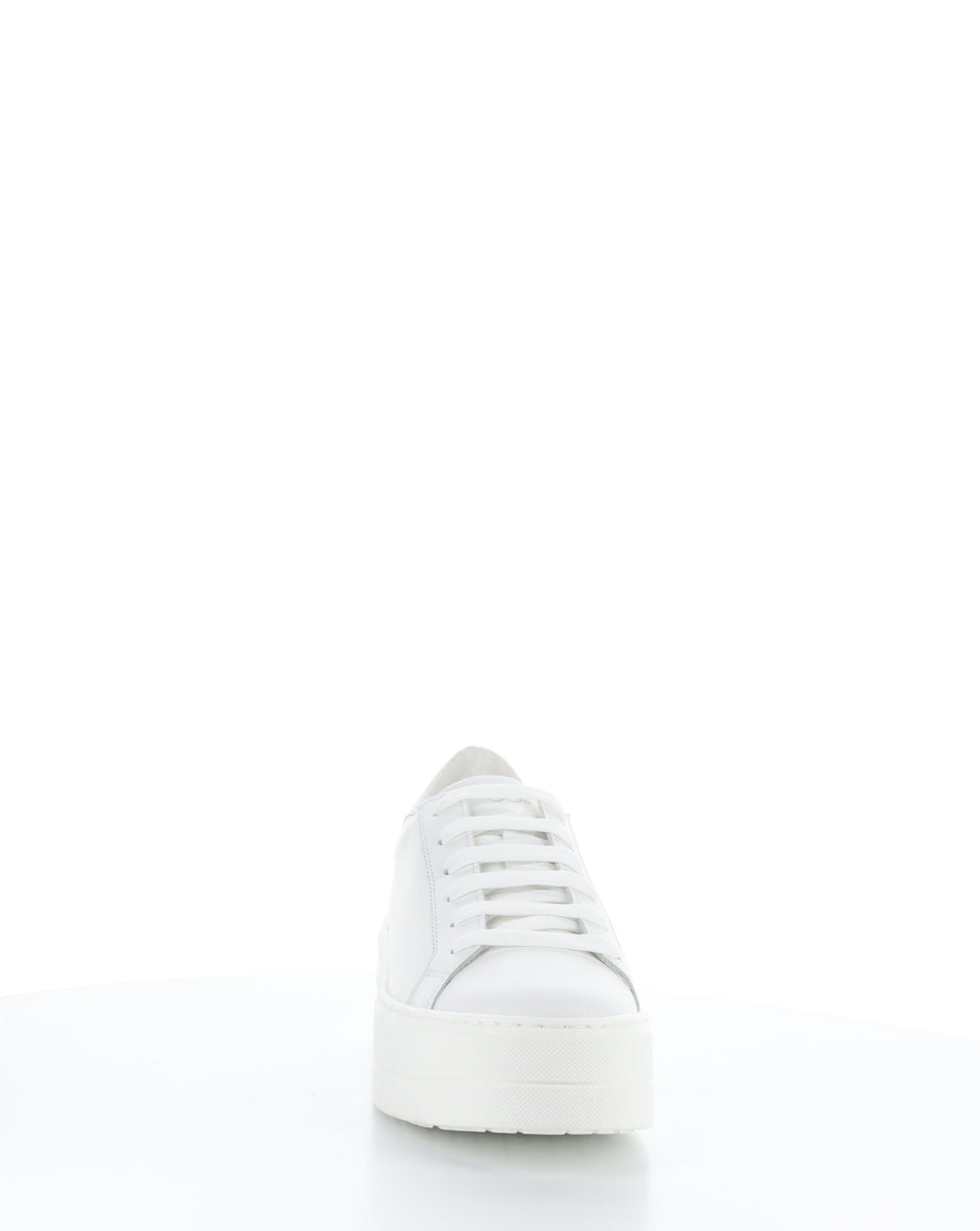 Bos. & Co. MAYA WHITE Lace-Up Shoes