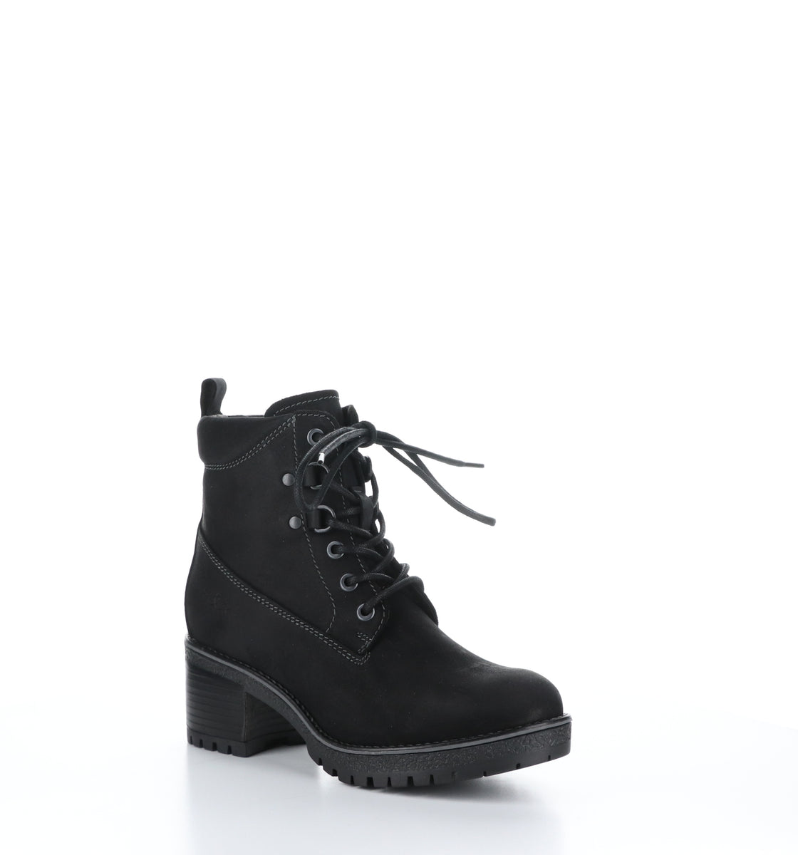 bos. & co. MOREL Black Zip Up Ankle Boots