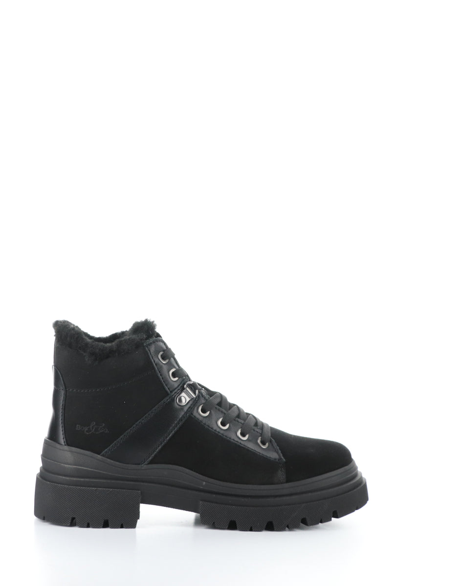 Bos. & Co. RIVER BLACK Round Toe Boots