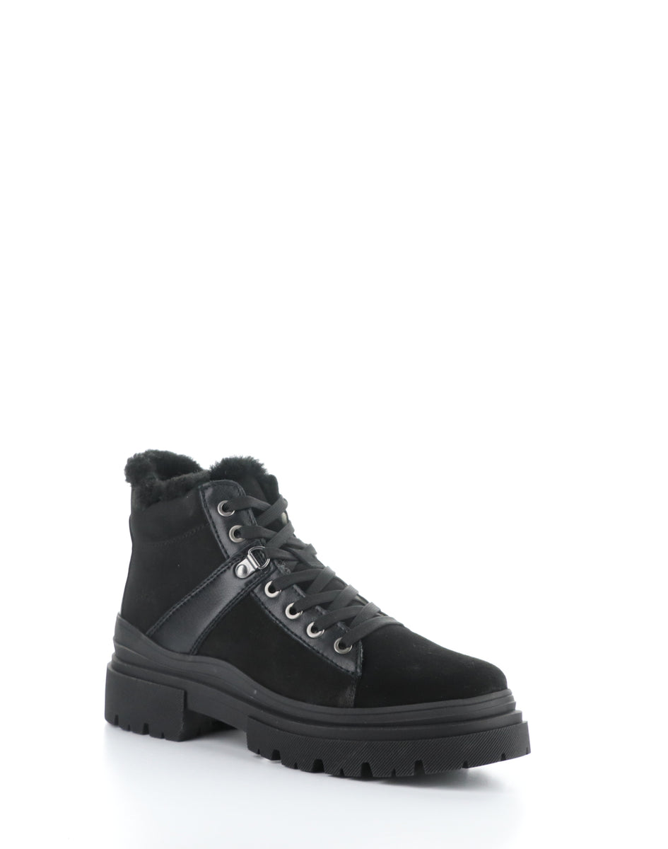 bos. & co. RIVER BLACK Round Toe Boots