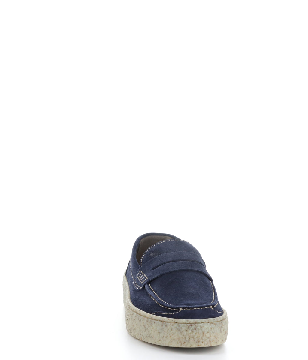 Bos. & Co. ROEL517FLY NAVY Round Toe Shoes