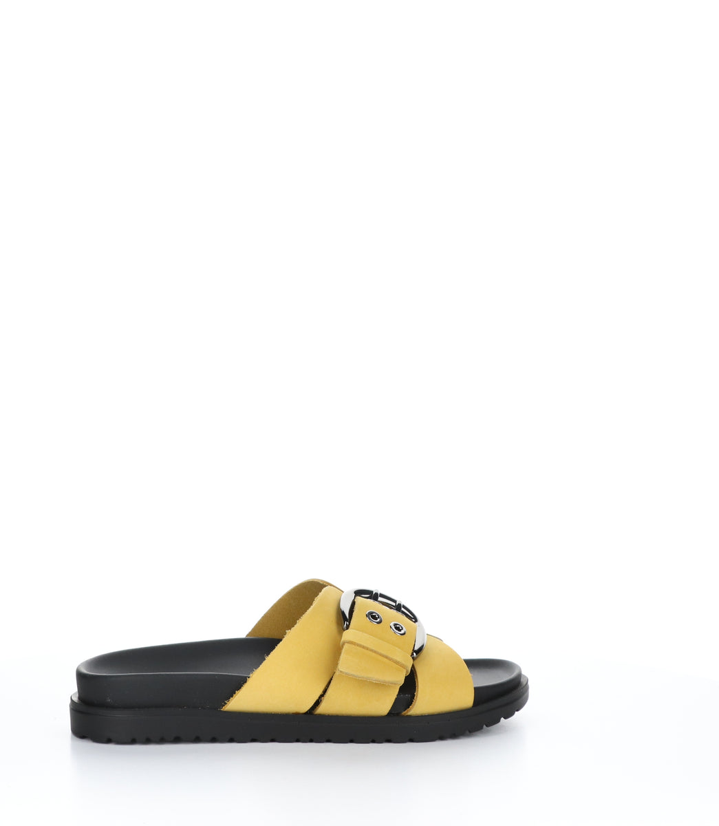 Bos. & Co. SALERNO Yellow Casual Slides