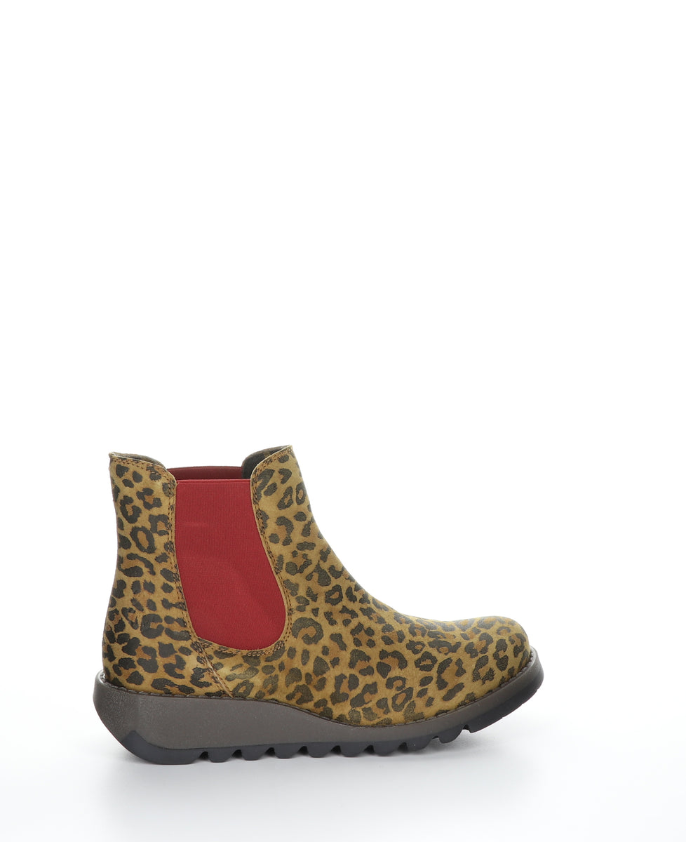 Bos. & Co. SALV195FLY Tan Round Toe Ankle Boots