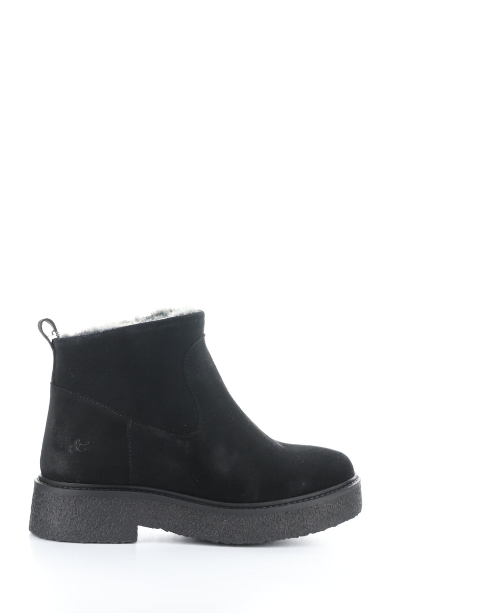 Bos. & Co. SCOUT BLACK/PRETO Round Toe Boots
