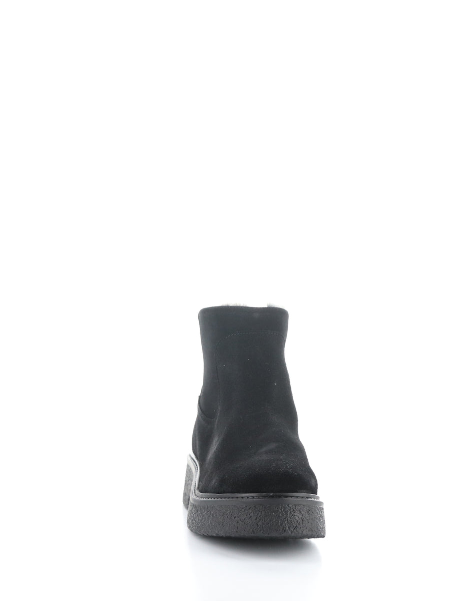 Bos. & Co. SCOUT BLACK/PRETO Round Toe Boots
