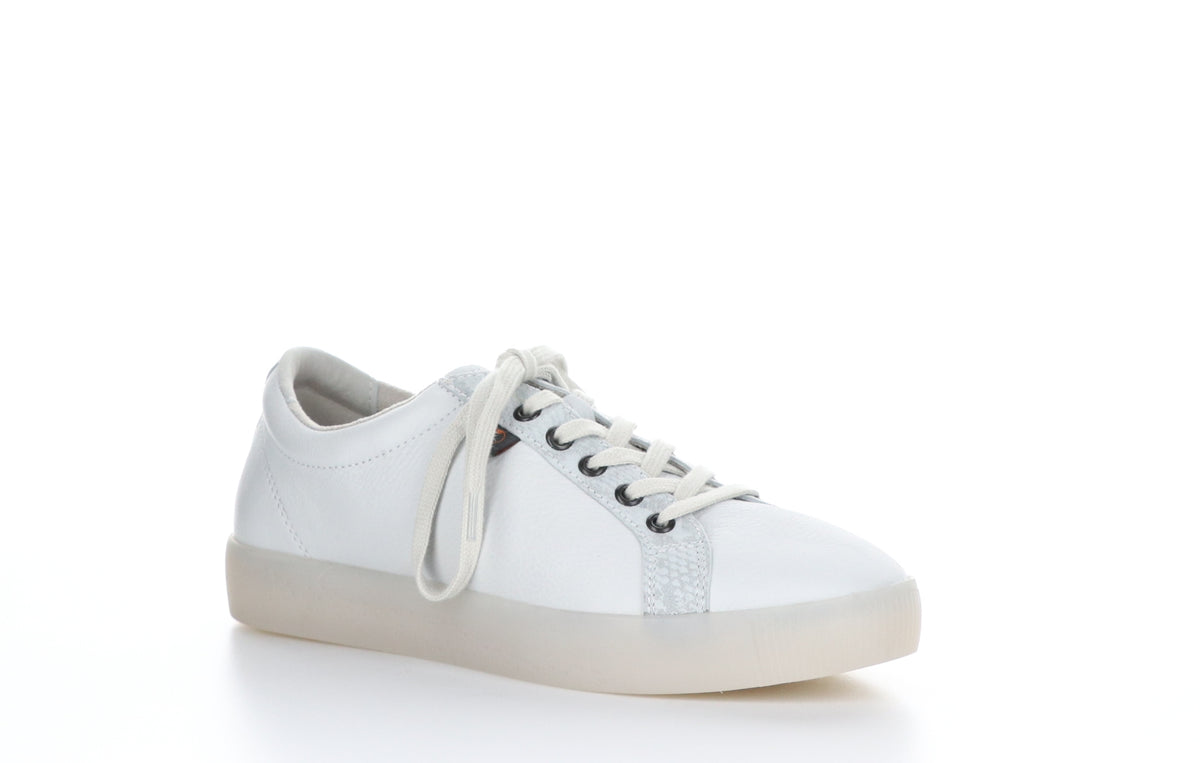 bos. & co. SURY585SOF White/Light Grey Lace-up Shoes