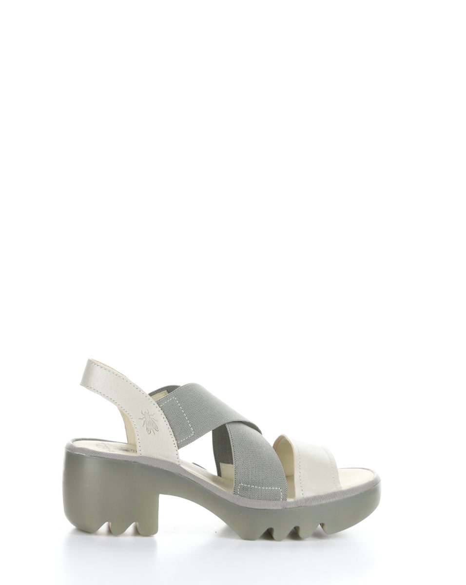 Bos. & Co. TAJI502FLY 004 SILVER Round Toe Sandals
